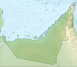 哈伊马角在阿拉伯联合酋长国的位置