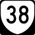 38号弗吉尼亚州州道 marker