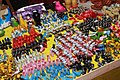 Colorful show pieces in a Boishakhi fair stall