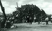 Aftermath of the Aggie Bonfire collapse