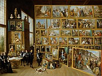Archduke Leopold Wilhelm in his Gallery in Brussels by David Teniers the Younger, c. 1650