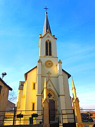 The church in Antilly