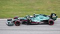 2021年: Sebastian Vettel driving the Aston Martin AMR21 at the 2021 Austrian Grand Prix