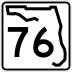 State Road 76 marker