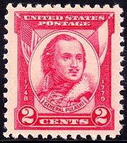 Image of Pulaski U.S. commemorative postage stamp