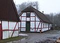 Farmhouses in the hamlet of Halleby Ore, between the lakes of Skarresø and Tissø.