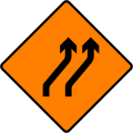 WK 015 Move to Right (Two Lanes)