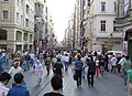 İstiklal Avenue in the Beyoğlu district of Istanbul