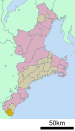 纪宝町在三重县的位置
