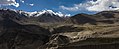 Khardung village (right), the namesake of the pass