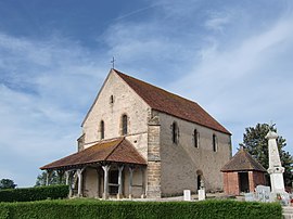 The church in La Ville-aux-Bois