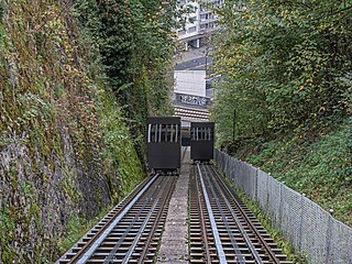 View from upper station