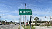 Mount Repose community sign