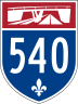 Autoroute 540 marker