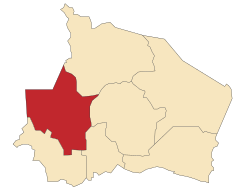 芙蓉县 (马来西亚)在森美兰的位置