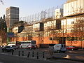 The exterior of the Marravillas College Gymnasium by Alejandro de la Sota