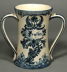 Susan Stuart Frackelton, loving cup, 1894–1906, Milwaukee County Historical Society