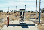 Old Twin Arrows gas station pump.