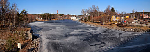 Vaajakoski canal in the Northern end of Lake Päijänne