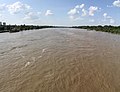 Vistula in Warsaw, Poland on May 21