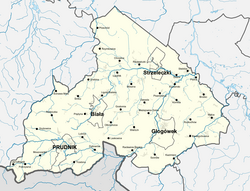 Map of the Prudnik Land