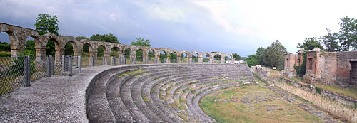 Ruins of the theater of Ferentium