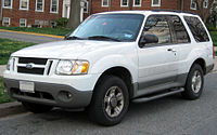 2001–2003 Ford Explorer Sport with updated front fascia