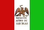 Battalion of San Blas flag (1823-1848)