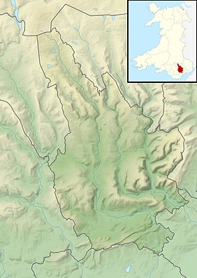 Location map Wales Caerphilly