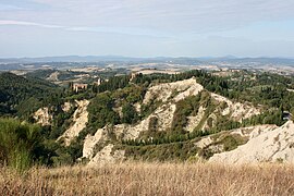 Badlands of Accona desert