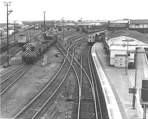 Eastleigh rail yard 1984