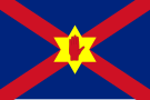 Flag proposed by the Ulster Independence Movement; also sometimes used in UDA[32]