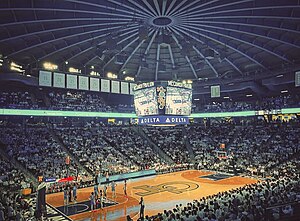 McCamish Pavilion during a game.