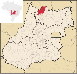 Location in Goiás state