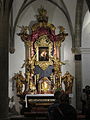 Altar in the southern nave