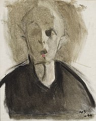 Self-Portrait With Red Spot, 1944