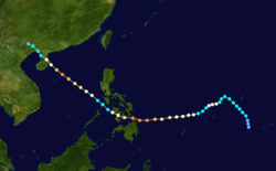 台风艾克的路径图