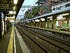 The tracks and platforms of Kanagawa Station in 2008