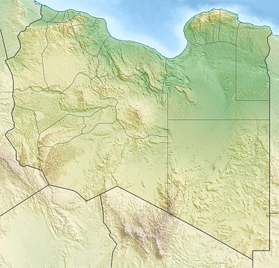 Location map Libya