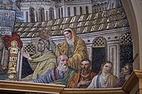 公元410年，罗马圣普正珍大殿的早期基督教镶嵌画