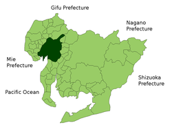 名古屋市位置图