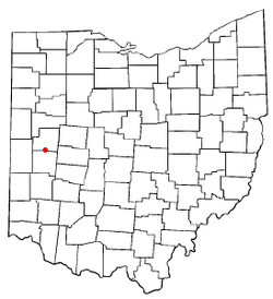 Location of Lockington, Ohio