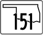 State Highway 151 marker
