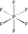 Hexafluorophosphate is a common weakly coordinating anion.