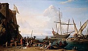 Mediterranean Harbour Scene, 私人收藏