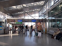 Turnstiles at Howard Beach-JFK Airport station