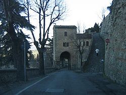 Walls and gate in Bertinoro