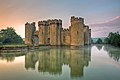 Image 13Bodiam Castle is a 14th-century moated castle in East Sussex. Today there are thousands of castles throughout the UK. (from Culture of the United Kingdom)