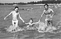 Image 47Naturist family on Lake Senftenberg in 1983 (from Naturism)