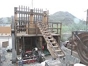 Another view of the Golden Reef Stamp Mill .